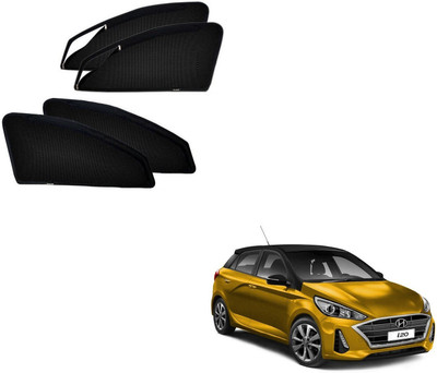 KOZDIKO Side Window Sun Shade For Hyundai Elite i20(Black)