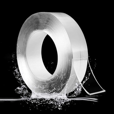 KASTHAR Nano Double Sided Tape Washable Traceless Nano Gel Tape Grip Tape (White) Grip Tape(White)