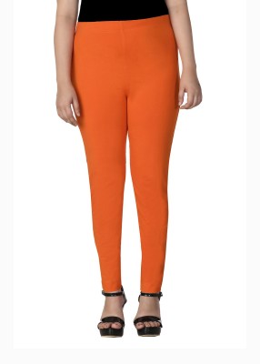 WELL MADE Regular Fit Women Orange Trousers