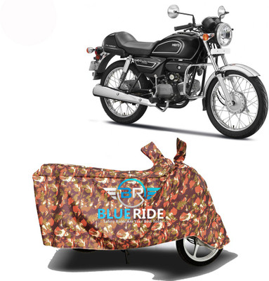 BLOERIDE Two Wheeler Cover for Hero(Splendor Pro Classic, Red)