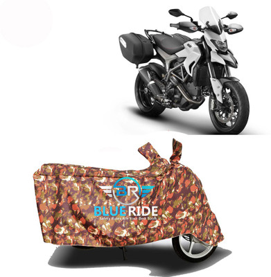 BLOERIDE Two Wheeler Cover for Ducati(Hyperstrada, Red)
