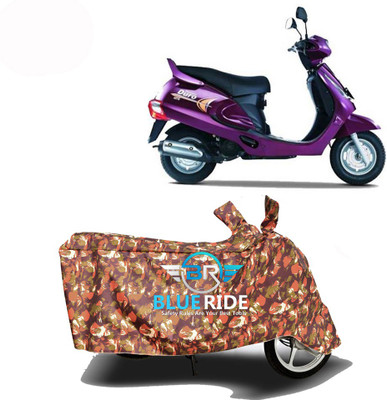 BLOERIDE Two Wheeler Cover for Mahindra(Duro 125, Red)