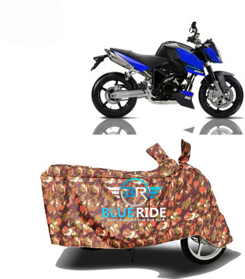 BLOERIDE Two Wheeler Cover for Bajaj(Pulsar 220 DTS-i, Red)