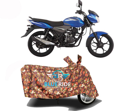 BLOERIDE Two Wheeler Cover for Bajaj(Discover 110, Red)