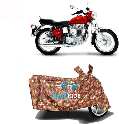 BLOERIDE Two Wheeler Cover for Royal Enfield(Electra 5S, Red)