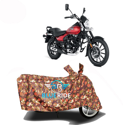 BLORIDE Two Wheeler Cover for Bajaj(Avenger, Red)