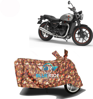 BLORIDE Two Wheeler Cover for Triumph(Street Twin, Red)