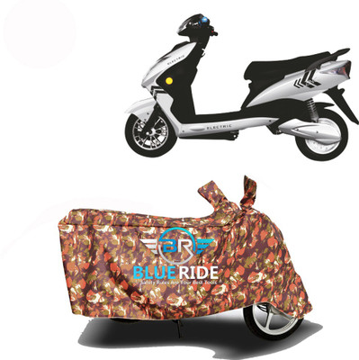 BLORIDE Two Wheeler Cover for Kinetic(Zing, Red)