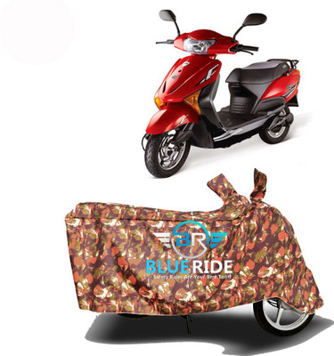 BLOERIDE Two Wheeler Cover for BSA Motors(Smile, Red)