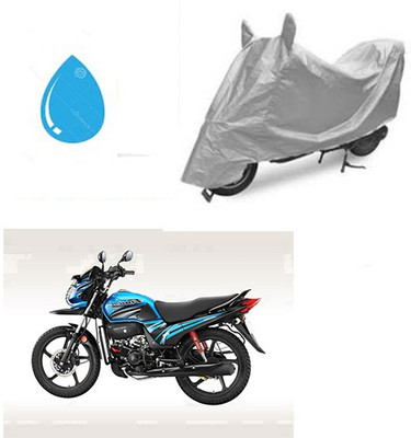 HYBRIDS COLLECTION Waterproof Two Wheeler Cover for Honda(Passion Pro TR, Silver)