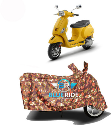 BLOERIDE Two Wheeler Cover for Vespa(Vespa SXL 150, Red)