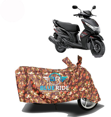 BLOERIDE Two Wheeler Cover for Yamaha(Ray Z, Red)