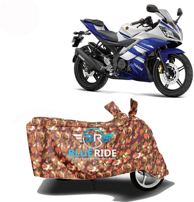 BLOERIDE Two Wheeler Cover for Yamaha(YZF R15 S, Red)