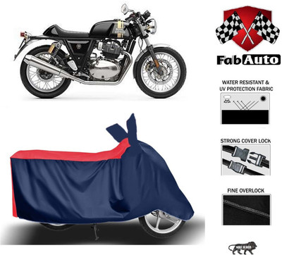 FabAuto Waterproof Two Wheeler Cover for Royal Enfield(Continental GT 650, Blue)