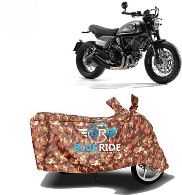 BLORIDE Two Wheeler Cover for Ducati(Scrambler, Red)