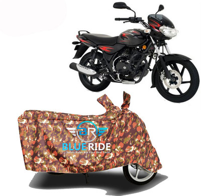 BLOERIDE Two Wheeler Cover for Bajaj(Discover 135, Red)