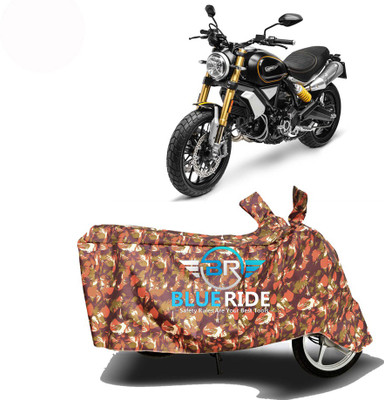 BLOERIDE Two Wheeler Cover for Ducati(Scrambler 1100, Red)