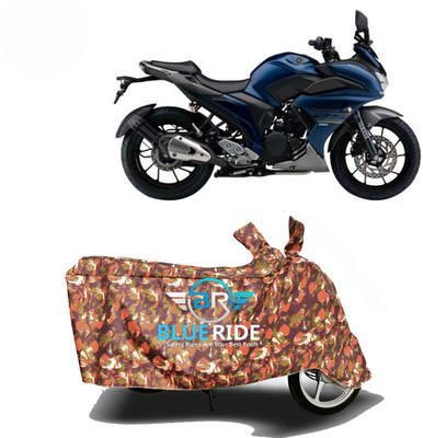 BLORIDE Two Wheeler Cover for Yamaha(Fazer, Red)