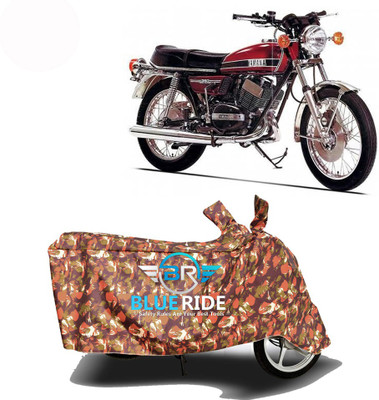 BLOERIDE Two Wheeler Cover for Yamaha(RD 350, Red)