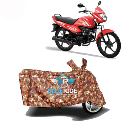 BLOERIDE Two Wheeler Cover for Hero(Splendor NXG, Red)