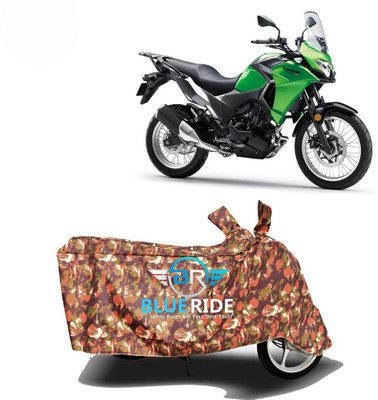 BLOERIDE Two Wheeler Cover for Kawasaki(Versys-X 300, Red)