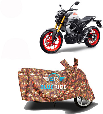BLORIDE Two Wheeler Cover for Yamaha(MT 15, Red)