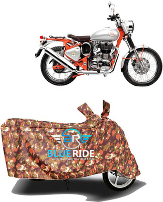 BLOERIDE Two Wheeler Cover for Royal Enfield(Bullet Trials 350, Red)