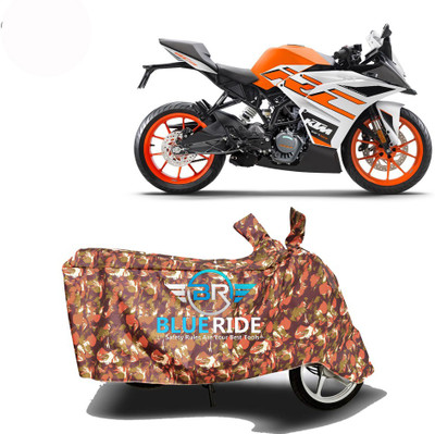 BLOERIDE Two Wheeler Cover for KTM(RC 125, Red)
