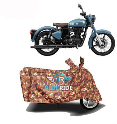 BLOERIDE Two Wheeler Cover for Royal Enfield(Classic 350 Signals, Red)