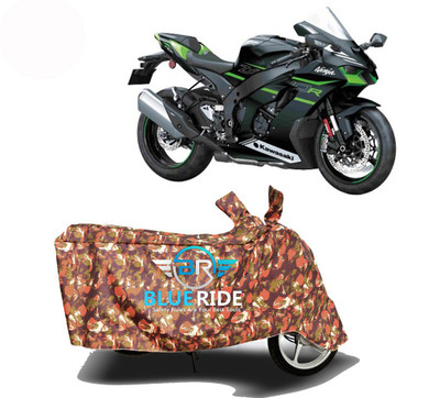 BLOERIDE Two Wheeler Cover for Kawasaki(Ninja ZX-10R, Red)