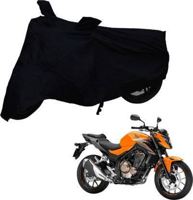 JKR Waterproof Two Wheeler Cover for Honda(CB, Black)