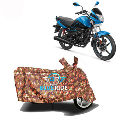 BLORIDE Two Wheeler Cover for Hero(Splendor I Smart, Red)