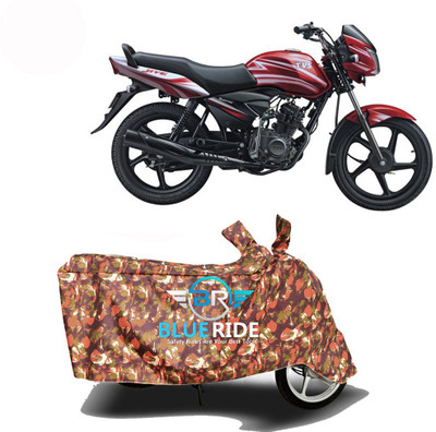 BLORIDE Two Wheeler Cover for TVS(Jive, Red)