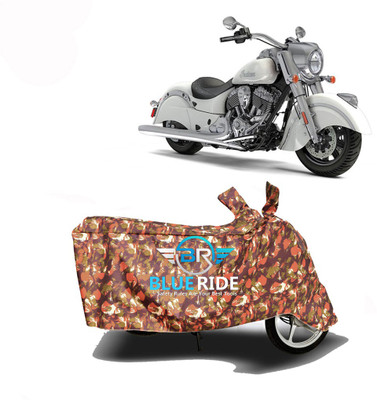 BLORIDE Two Wheeler Cover for Indian(Chief Classic, Red)