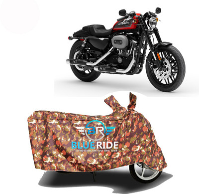 BLOERIDE Two Wheeler Cover for Harley Davidson(Roadster, Multicolor)