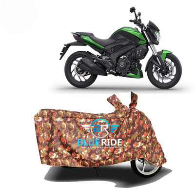 BLOERIDE Two Wheeler Cover for Bajaj(Dominar 400, Red)