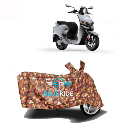 BLOERIDE Two Wheeler Cover for 22Motors(Flow, Red)