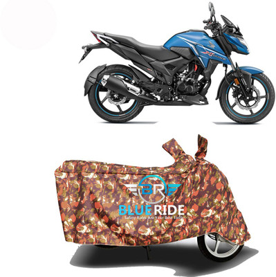 BLOERIDE Two Wheeler Cover for Honda(X-Blade, Red)