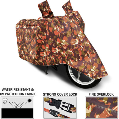BLOERIDE Two Wheeler Cover for Bajaj(Pulsar AS 150, Red)