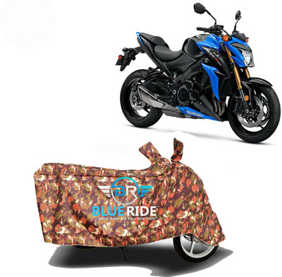 BLOERIDE Two Wheeler Cover for Suzuki(GSX-S1000 ABS, Red)