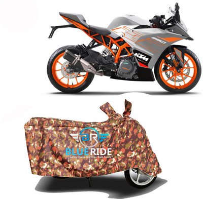 BLOERIDE Two Wheeler Cover for KTM(RC 390, Red)