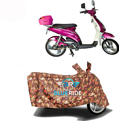 BLORIDE Two Wheeler Cover for Avon(E Lite, Red)
