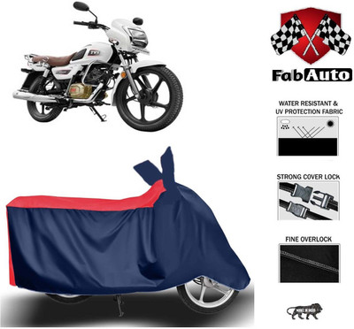 FabAuto Waterproof Two Wheeler Cover for TVS(Radeon, Blue)
