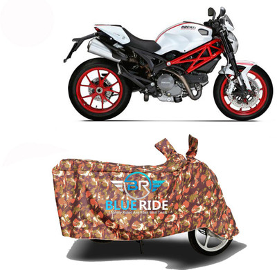 BLORIDE Two Wheeler Cover for Ducati(Monster 796 S2R, Red)
