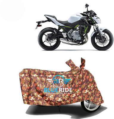 BLOERIDE Two Wheeler Cover for Kawasaki(Z650, Red)