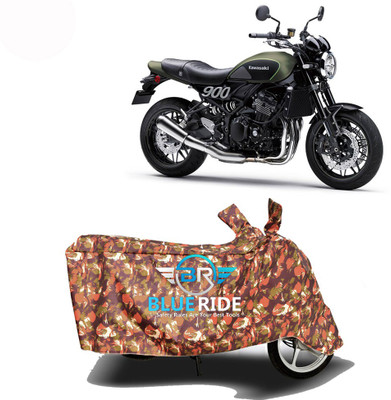 BLOERIDE Two Wheeler Cover for Kawasaki(Z900RS, Red)