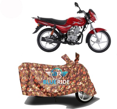 BLOERIDE Two Wheeler Cover for Bajaj(Platina 100 DTS-i, Red)