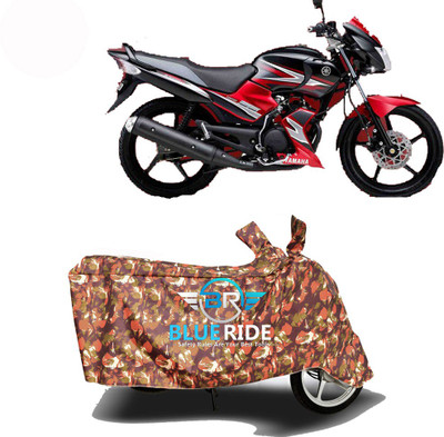 BLOERIDE Two Wheeler Cover for Yamaha(Gladiator, Red)