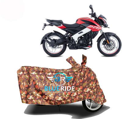 BLORIDE Two Wheeler Cover for Bajaj(Pulsar NS 200, Red)