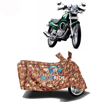 BLOERIDE Two Wheeler Cover for TVS(Fiero FX, Red)
